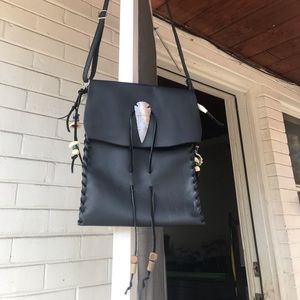 Handmade leather purse/ satchel